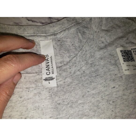 Pasta- Nasa Parody Graphic Short-Sleeve T-Shirt Size Large Heathered Grey - Picture 3 of 4